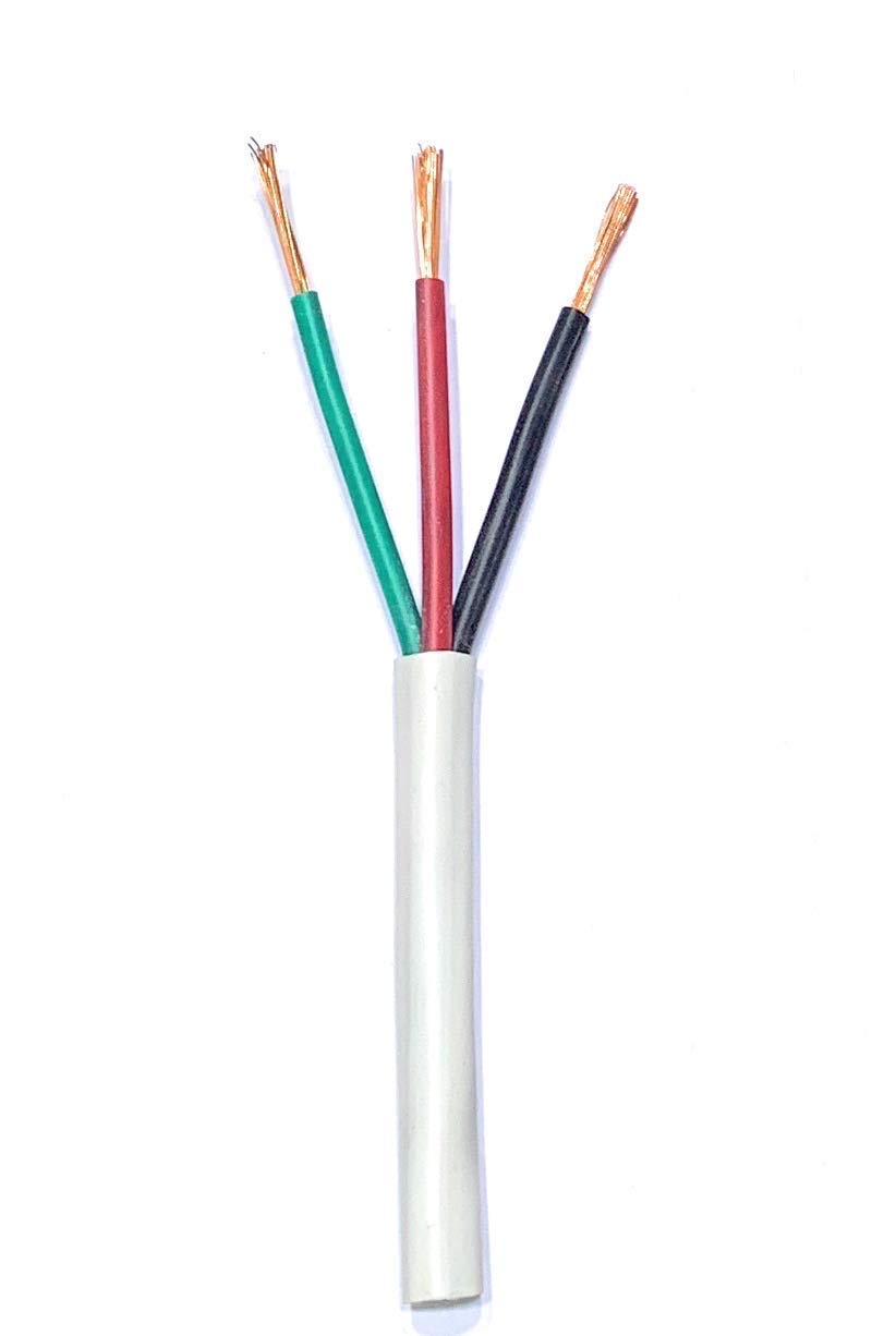 INDRICO® 3 Core Round Copper Wires and Cables (0.75mm) for Domestic and Industrial Electric Connections(Colour May Vary) (45 Meter)