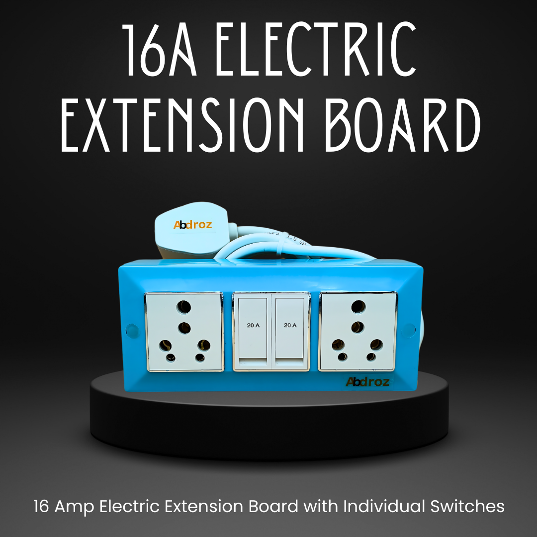 ABDROZ 16A/20A Electric Extension Board with Cable