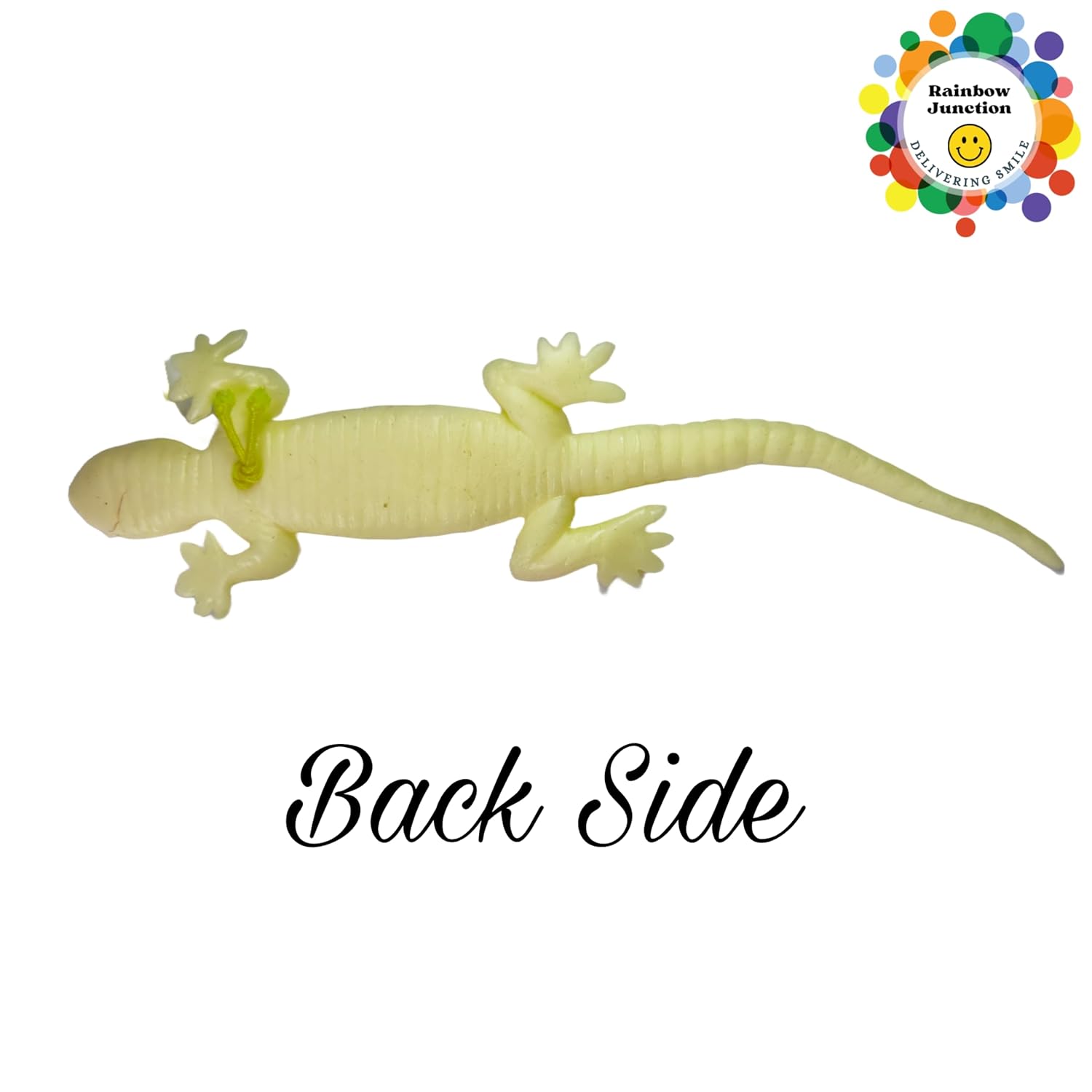 RAINBOW JUNCTION® Real Looking 1pcs Rubber Lizard Toy for Practical Jokes and Prank Trick Toys for Kids and Adults
