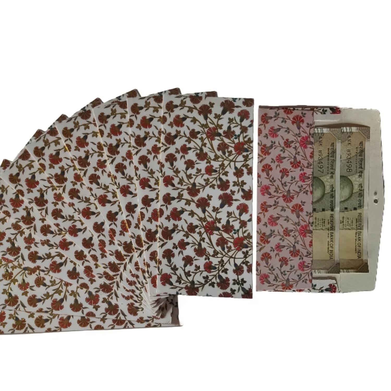 RAINBOW JUNCTION® Pack of 10 Designer Shagun Lifafa/Money Gift Envelope for Gifting Money on Wedding, Birthday & Any Other any occasion (Pack of 15)
