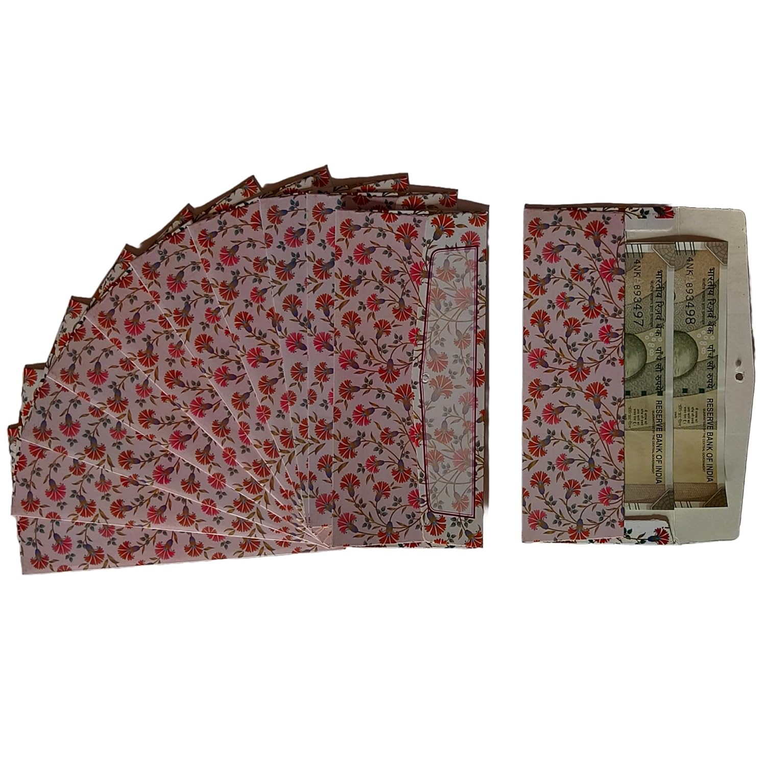 RAINBOW JUNCTION® Pack of 10 Designer Shagun Lifafa/Money Gift Envelope for Gifting Money on Wedding, Birthday & Any Other any occasion (Pack of 15)