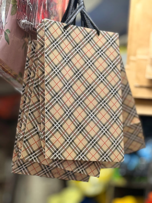 ABDROZ Paper Bags For Return Gifts & Threads/Gift Bags For Corporate Events | Party Favor Bags - 100Gsm(10.5x7x3 inches)